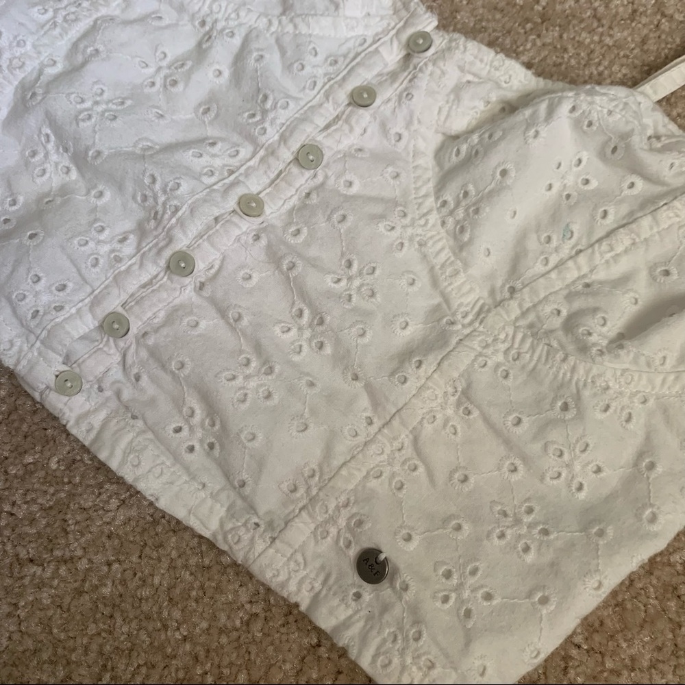 Abercrombie bust button top